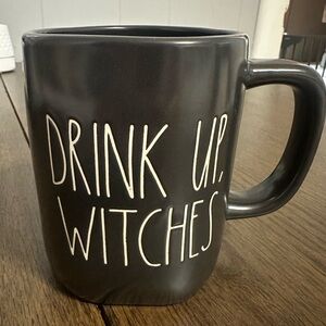 Rae Dunn Black Mug - Drink Up Witches